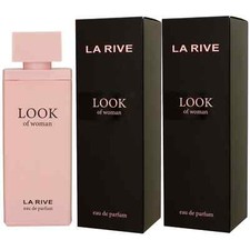 LA RIVE LOOK OF WOMAN Eau De Parfum Spray Floral & Fruity Scent Pack 2 x 75ml