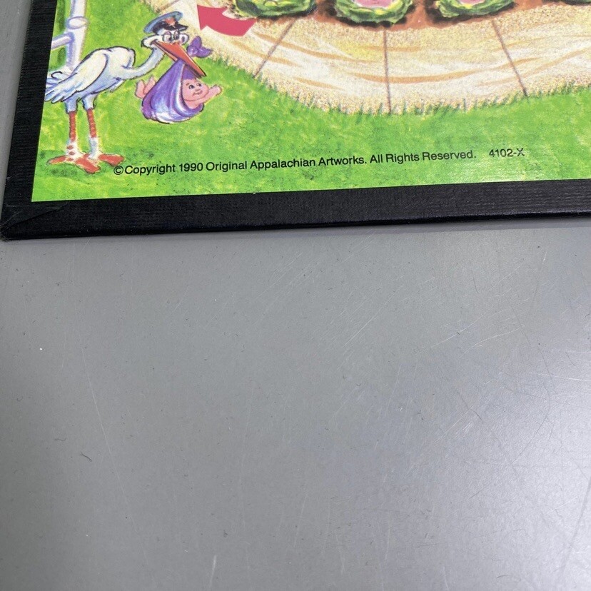 VTG 1990 Milton Bradley Cabbage Patch Kids Bicycle Race Board Game- Incomplete