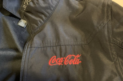 Stormtech Performance Embroidered Coca Cola Softshell Full Zip Jacket M Black