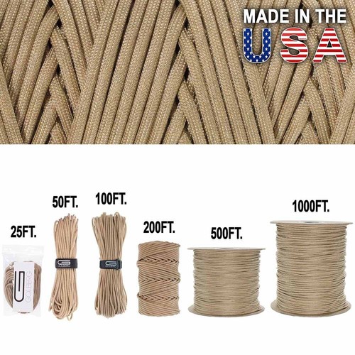 GOLBERG 750lb Paracord/Parachute Cord US Military Grade Authentic Mil-Spec Spool - Picture 5 of 13