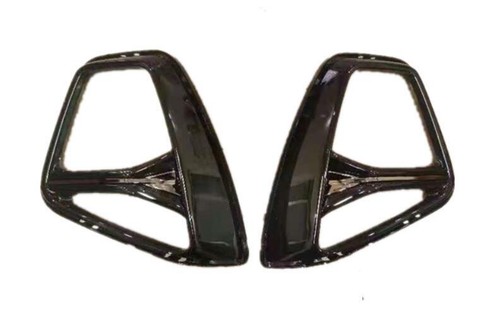 For Chevy Blazer 2019-2025 Gloss Black Front Fog Light Eyelid Molding Frame Trim - Picture 3 of 12
