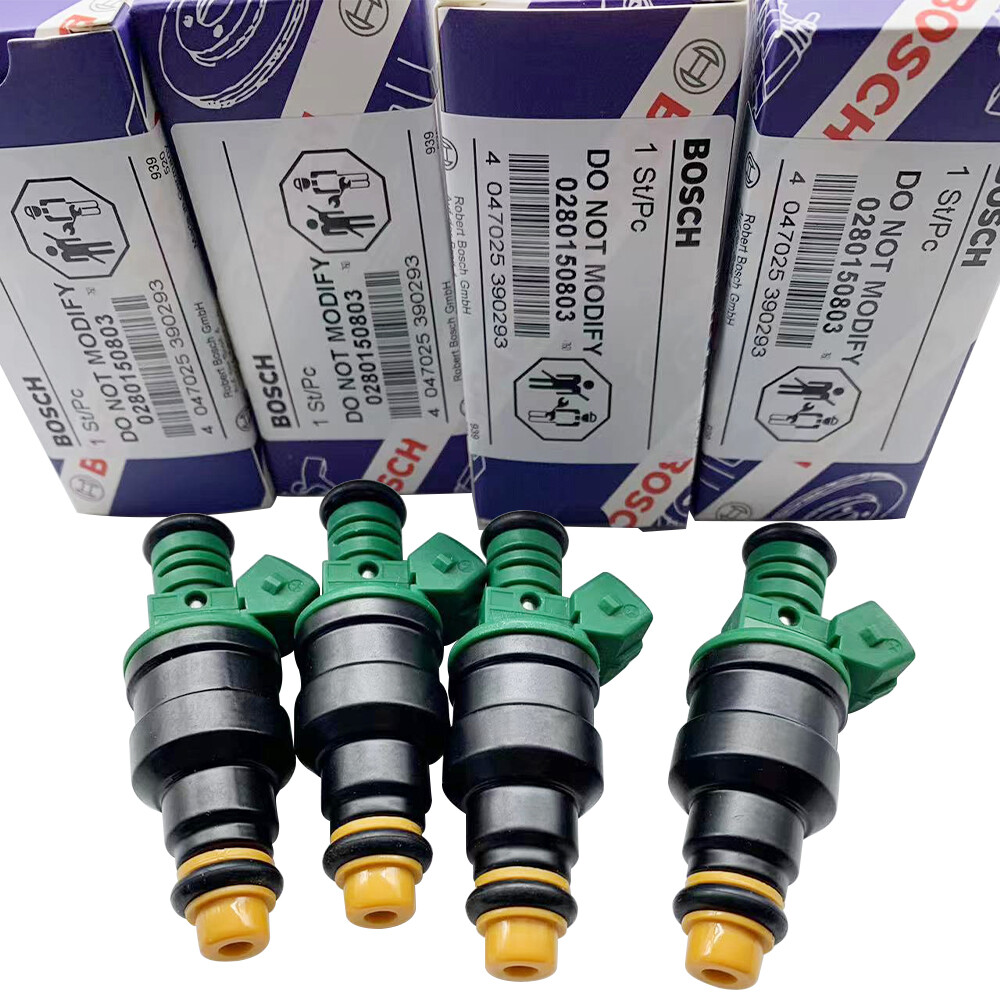 4 New Fuel Injectors for Porsche 944 S2 2.5 Turbo 1984-1991 OEM 0280150803 95160611000