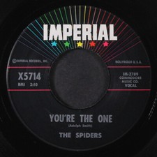 SPIDERS: you're the one / tennessee slim IMPERIAL 7" Single 45 RPM