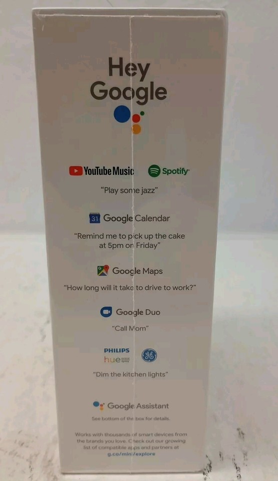 Google Nest Mini (2nd Generation) Coral Coral NEW *SEALED* eBay