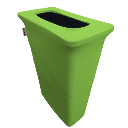 LA Linen Stretch Spandex Trash Can cover for Slim Jim 23-Gallon. Made in USA - Picture 13 of 23