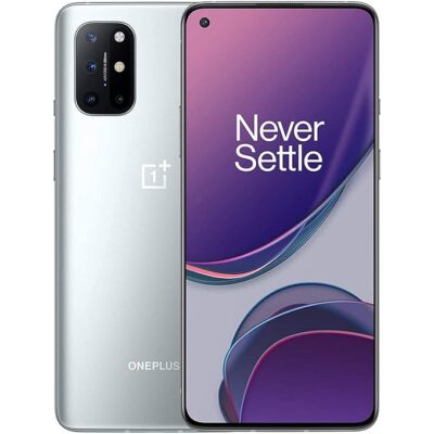 OnePlus 8T 5G Dual-SIM Factory Unlocked Smartphone Silver- International Version