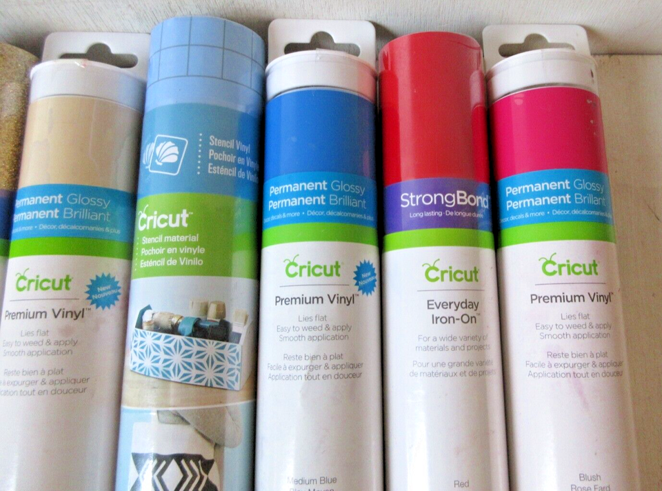 Circuit Premium Vinyl Rolls & Iron On Rolls Craft Lot Bundle eBay