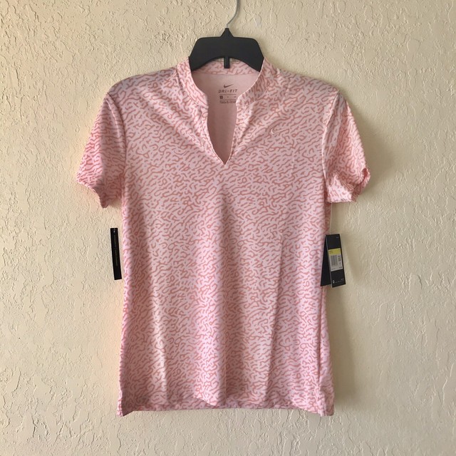 peach nike shirt women's