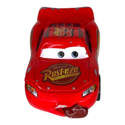 Disney Pixar Cars Tongue Lightning McQueen Rust-Eze Car