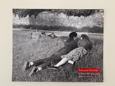 額装済/Paris 1952/エドワール ブーバ EDOUARD BOUBAT,'ENVIRONS DE PARIS 1952' RARE AUTHENTIC 1990