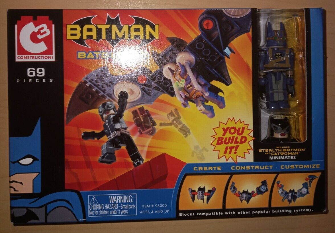 Minimates BATMAN DC C3 "BATGLIDER - STEALTH BATMAN and CATWOMAN"