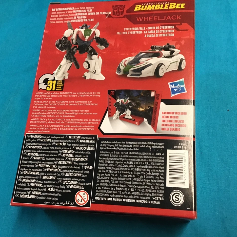 Wheeljack #81 - Figura sellada - Transformers Generations: Studio Series. Sin usar, en caja Foto 2 de 4