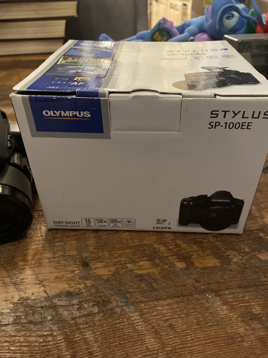 Olympus Stylus SP-100EE 16 MP Digital Camera Super Zoom 4.3-215mm 