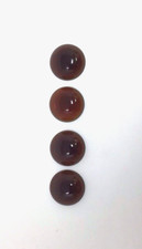 18mm Cabochon Dark Amber Jewels - 4 Pcs