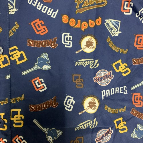 SAN DIEGO PADRES LOGO HAWAIIAN STYLE SHIRT SIZE MEN'S Size XL Friar SGA - Picture 3 of 6