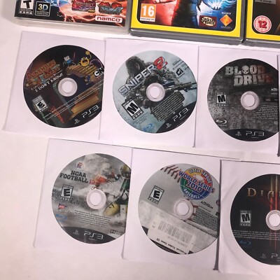 Lot of 23 Playstation 3 PS3 Games, 9 Loose & 14 in Case, Platinum