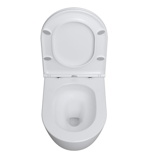 WC a parete senza bordo di risciacquo rimless Vortex+ incl. sedile WC sospeso softclose WC WC WC - Foto 4 di 5