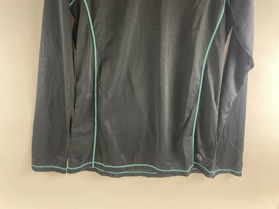 RBX Performance Shirt Women's Size L Black Long Sleeve Round Neck Activewear Top - Image 4 of 4