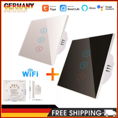 TUYA APP - Wifi Rolladenschalter Jalousieschalter TouchSchalter Vorhang Schalter