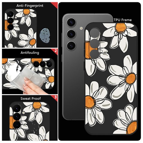 For Samsung Galaxy S25 S24 S23 Ultra S22 S21 Slim Shockproof Floral Case Cover - Picture 4 of 20