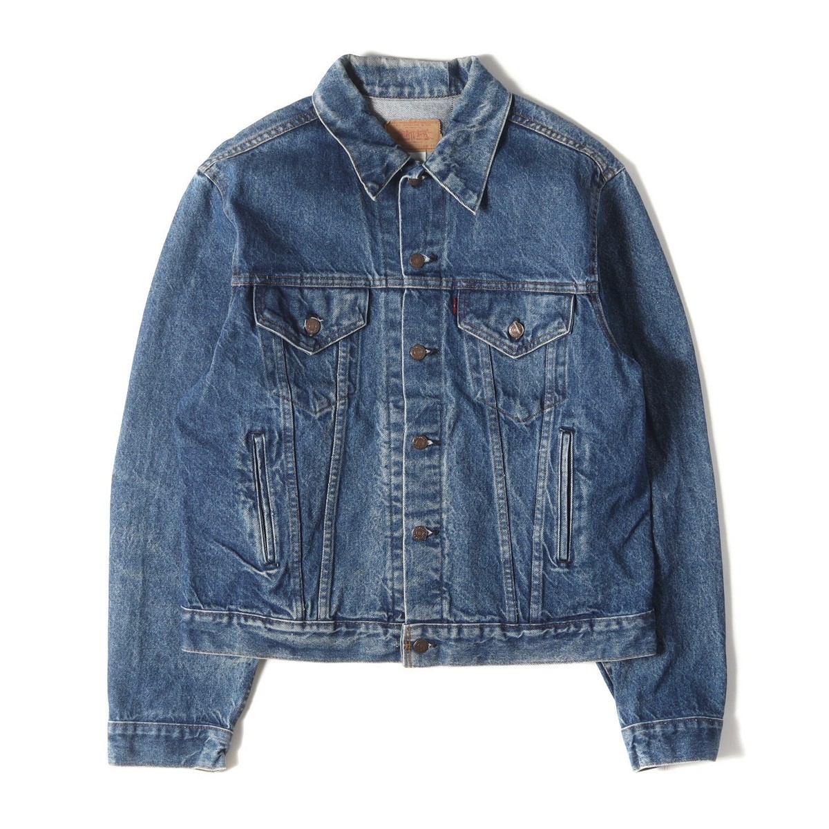 【最安値】 46L Jacket Denim Vintage Levi's Long USA Cotton 1980s Length ジャケット・アウター