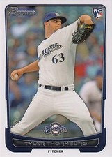 2012 Bowman Draft Picks & Prospects #8 Tyler Thornburg  QTY