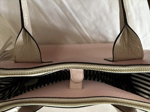 Kate Spade New York Ultra Light Pink Leather Lydia Southport Large Shoulder Bag - Picture 10 of 20