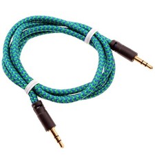 3.5mm Aux Cable Adapter Car Stereo Aux-in Audio Cord Speaker for Cell Phones