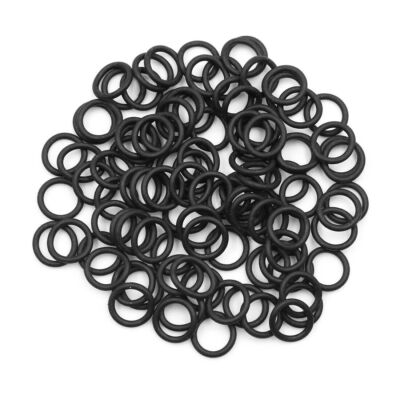 Black NBR O-Ring Sealing Washer 9x1.8mm 100pcs