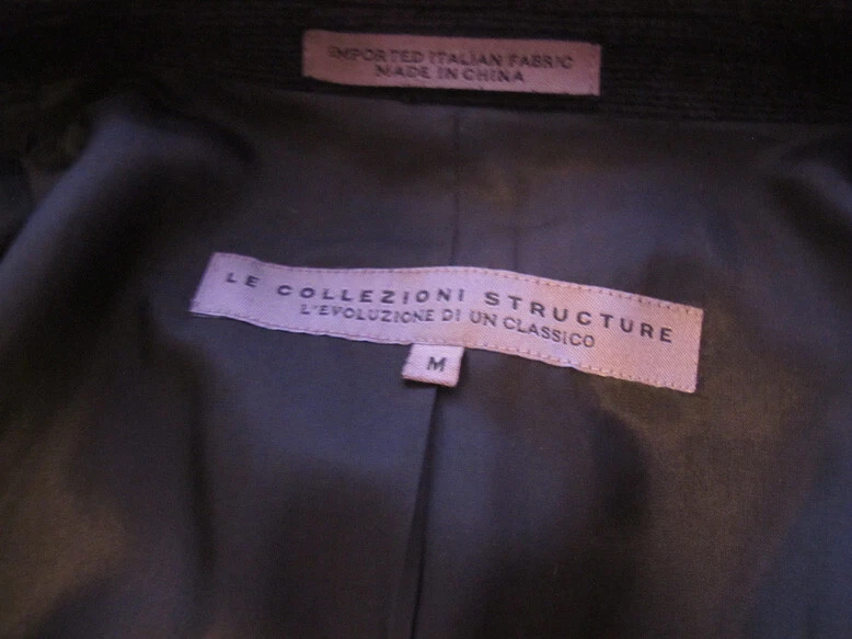 Blazer Sport Coat Vintage~REDUCD Jacket~M~STRUCTURE Le Collezioni Italian FREE H - product detail image 3