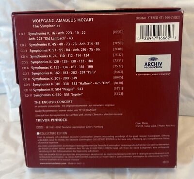 Trevor Pinnock - The English Concert - MOZART COMPLETE SYMPHONIES