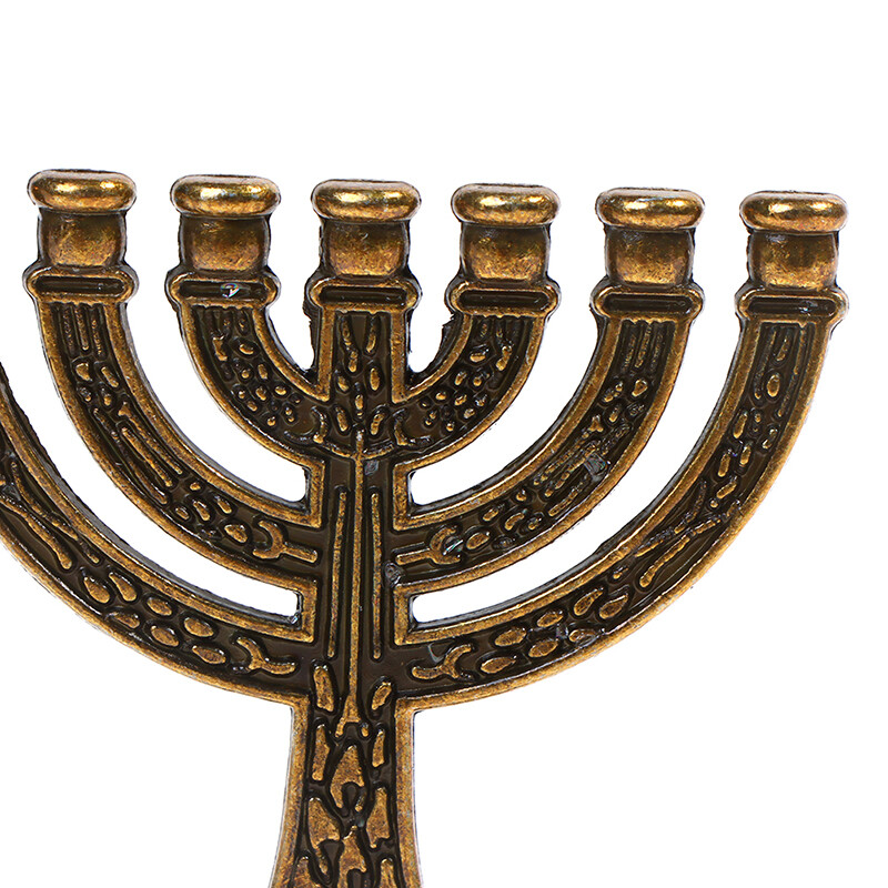 7 Branch Candle Holder Jewish Menorah Candleholder Relic OrnamentBAE