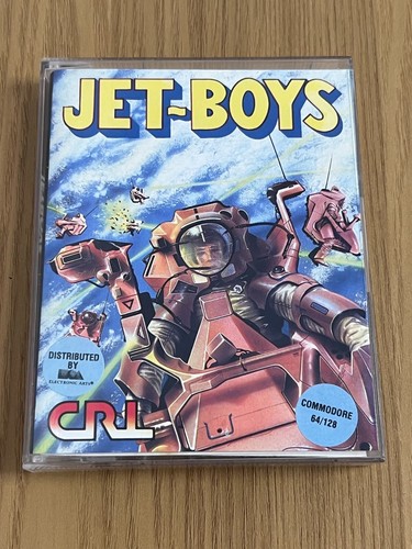 CRL Jet-Boys Commodore 64 Cassette - Rare & Working -👽👾Retro Gift Idea👾👽 - Afbeelding 6 van 12