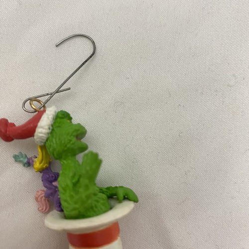 Enesco Dr Seuss The Grinch Cat in the Hat Ornament Mini 2" Holiday Christmas - Picture 9 of 9