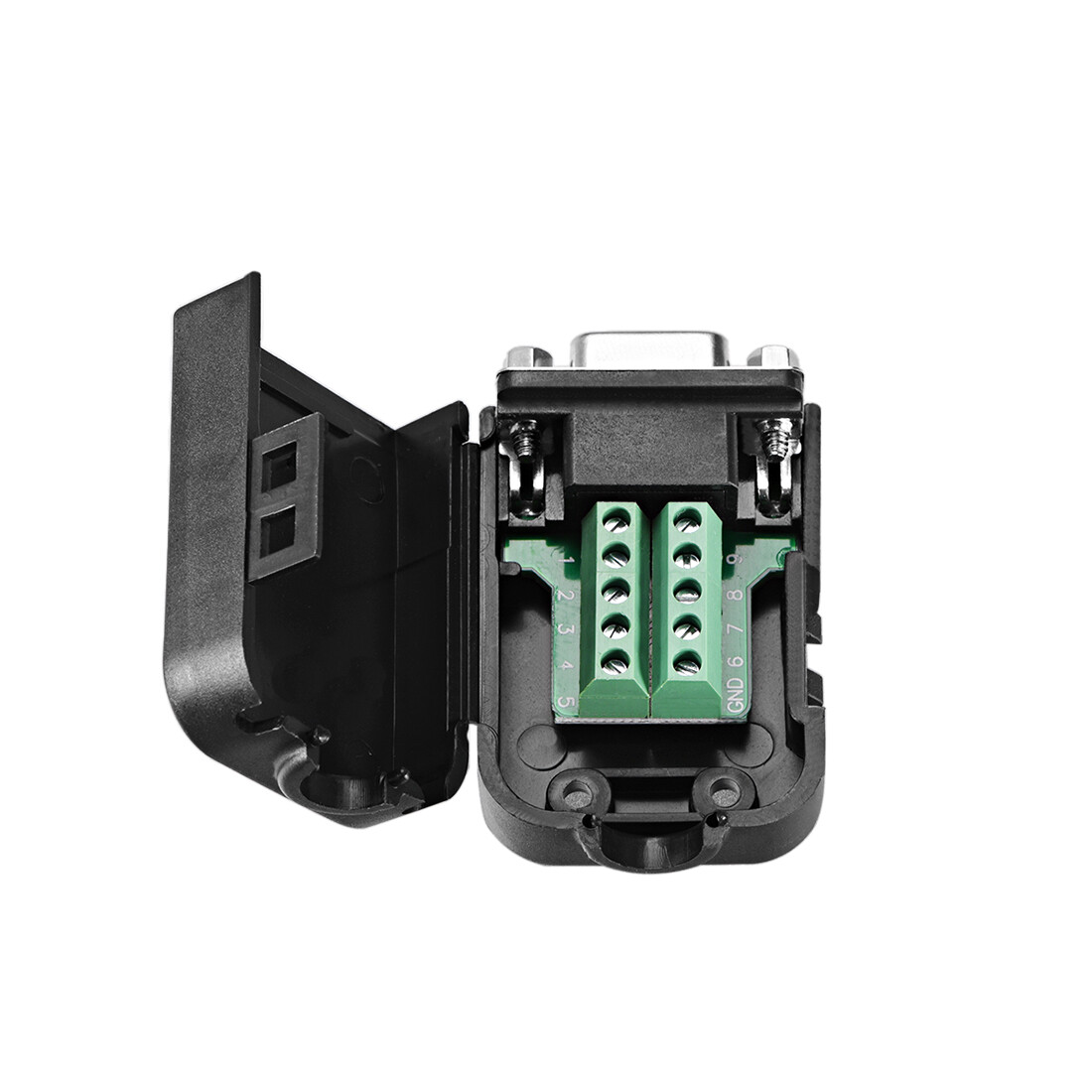 D-Sub DB9 Ausbruch Brett Anschluss 9P 2R Buchse RS232 Anschlussblockadapter