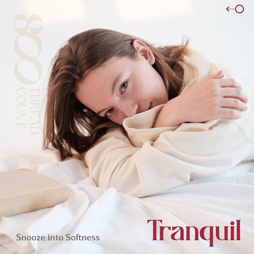 Premium 800 Thread Count King Size Sheets Set - Deep Pocket & Cooling Comfort - 第 9/11 張圖片