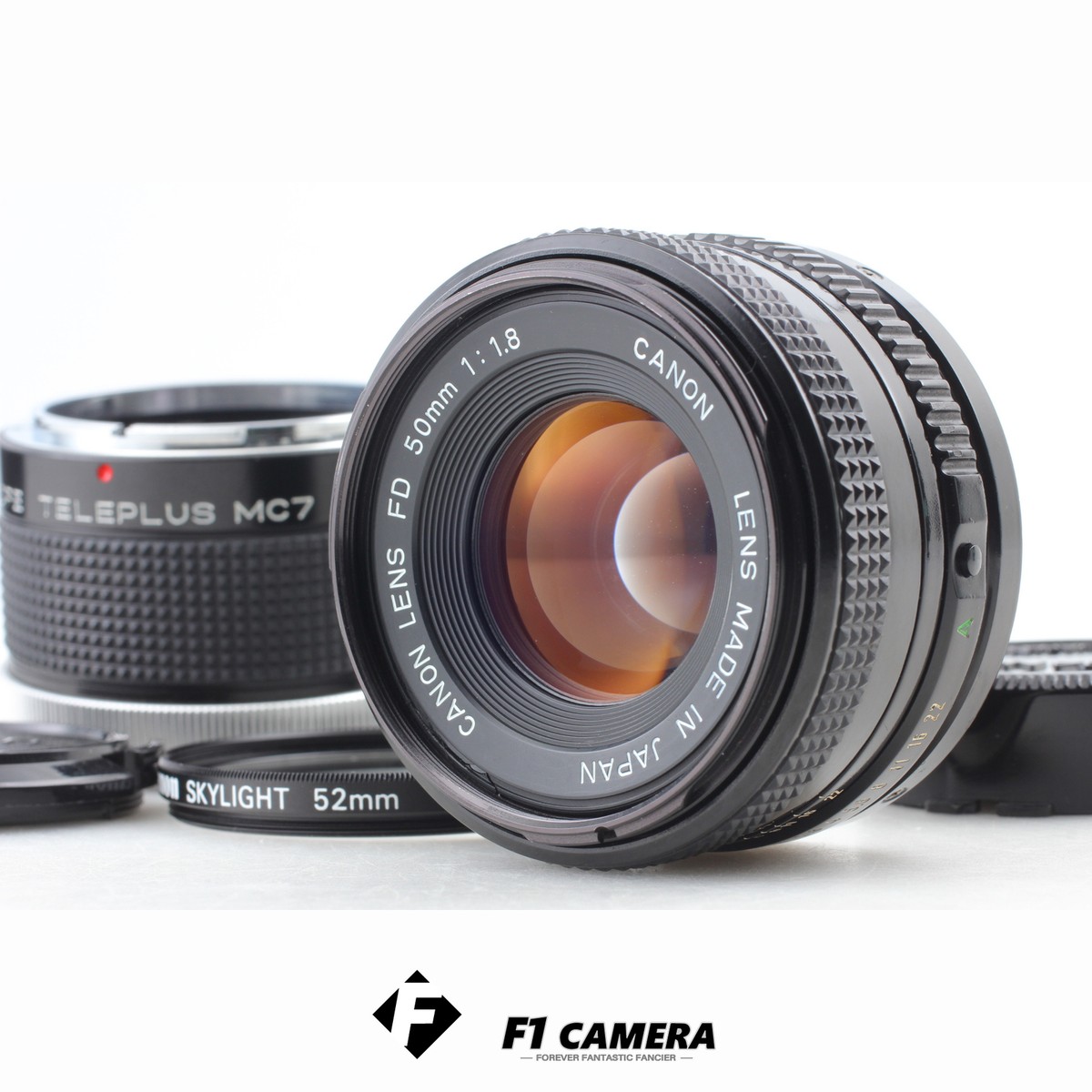その他 Canon NEW FD NFD 50mm f/1.8 MF MINT in Box w/ Caps ] Canon New FD NFD 50mm f/1.8 MF