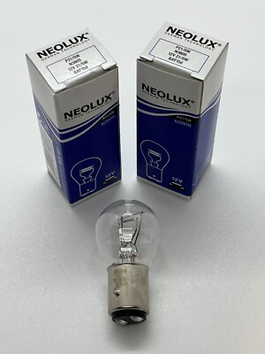 2 x NEOLUX 380 N380S 12V 21/5W BAY15d P21/5W Doppel Glühlampen