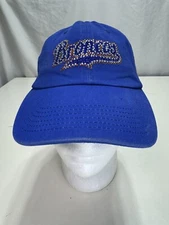 BSU Bronco Hat Rhinestones Boise State Baseball Russell Athletics Adjustable