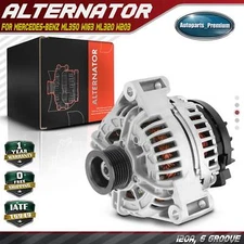 Alternator for Mercedes-Benz ML350 W163 ML320 W203 120A 12V CW 6-Groove Pulley