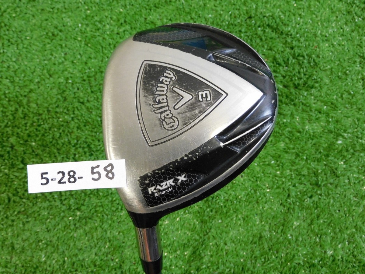 Callaway RAZR X Black 15* Womens Left Hand 3 Wood 50 Ladies