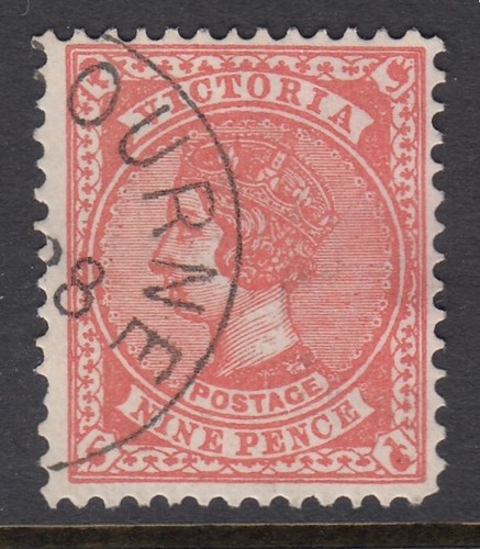 Victoria 1901 SG393b 9d Queen Pale-red Victoria "Postage" CTO