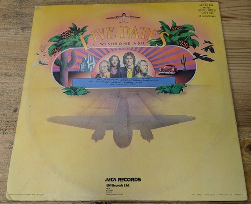 MCSP 254 2x12" 33RPM '73 WISHBONE ASH "LIVE DATES" GATEFOLD EX/EX- - Picture 11 of 14
