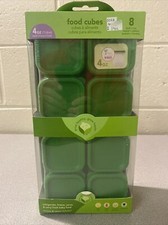 NEW Green Sprouts 4 Oz. Baby Food Cubes: 8 Pack  Tray