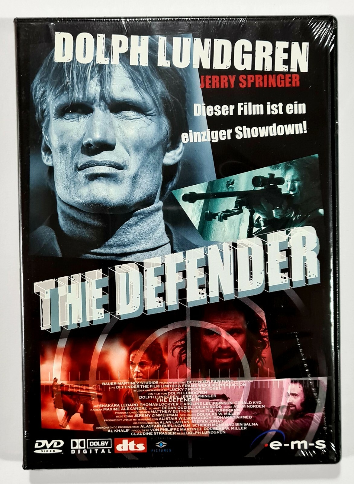 DVD THE DEFENDER dt. NEW! Dolph Lundgren/Action/Grindhouse/Sleaze/Pulp/Trash