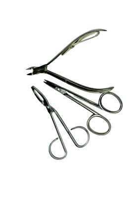 Lacrosse cuticle nippers + Small scissors& eyebrow lash Pluckers? Free shipping