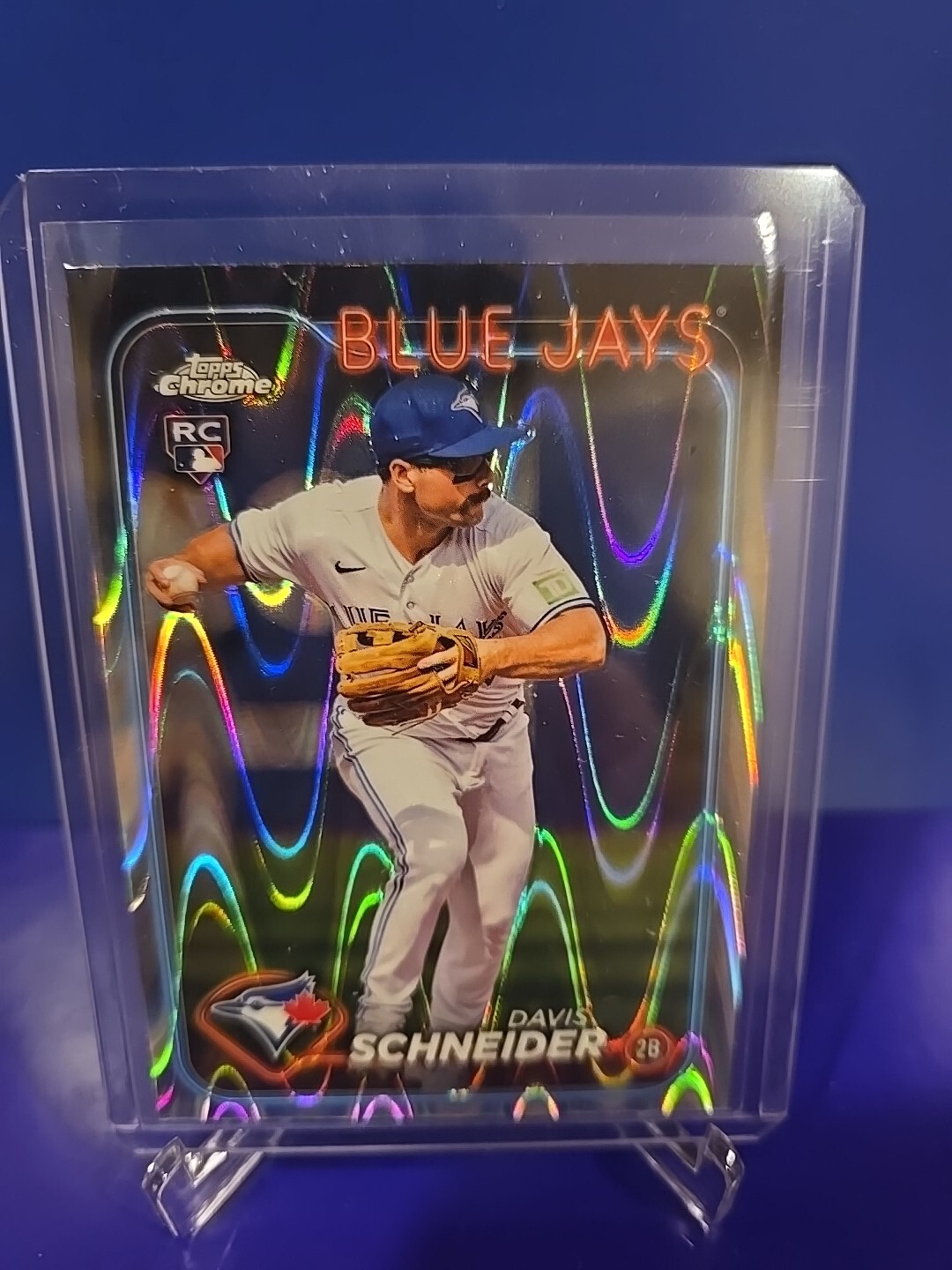 2024 Topps Chrome - RayWave Refractor #290 Davis Schneider (RC)