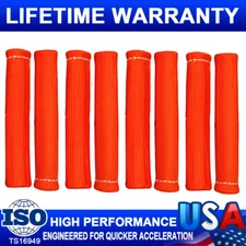 8Pack 2500° Spark Plug Wire Boots Protector Sleeve Heat Shield Cover For LS1/LS2