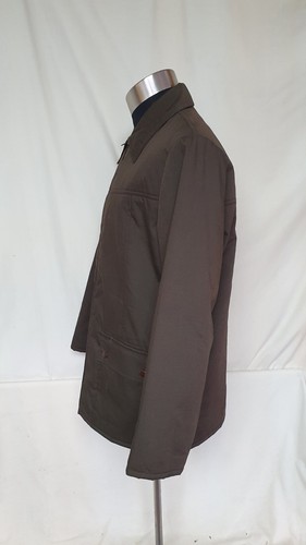 Men's Jacket, St Michael, Brown, 37-38" Chest, Collared, Full zip, Used, 0416 - Picture 2 of 4