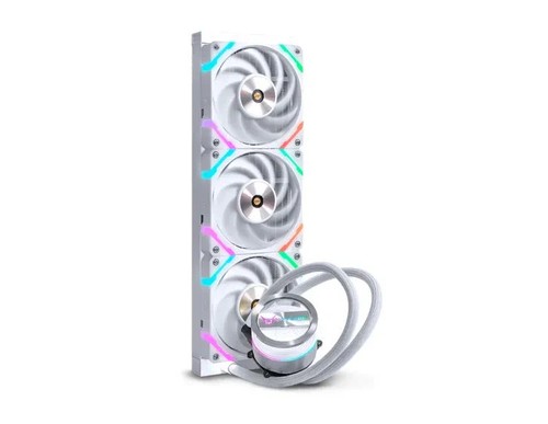VALKYRIE GL360 ARGB AIO Liquid CPU Cooler 360mm Radiator-White - 第 1/4 張圖片